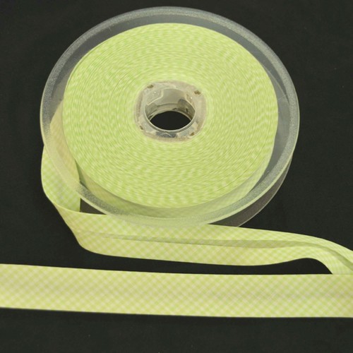 Gingham Bias Binding Tape 20mm Wide Sewing Edging Trim MANY COLOURS By The Metre - Picture 7 of 20