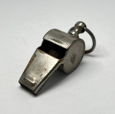 Vintage 40's/50's POLICE SPECIAL Traffic Blowing Whistle Made In USA Brass Army