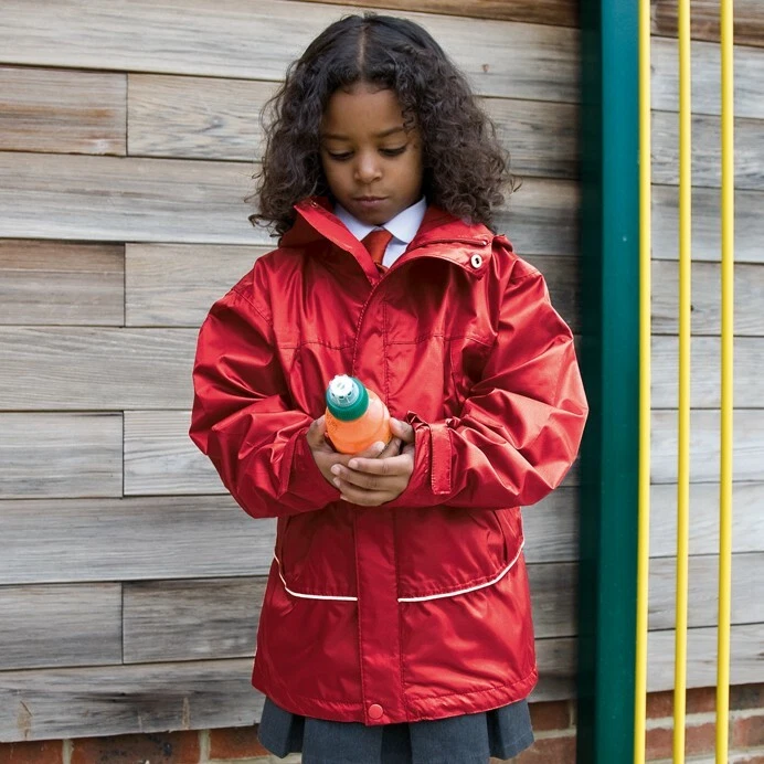 Result Kids Waterproof 2000 Ripstop Jacket Red Small Size 5 6