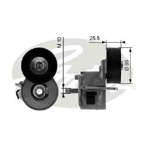 Aux Belt Tensioner fits LANCIA MUSA 350 1.3D 09 to 12 199B1.000 Drive V-Ribbed - Image 31