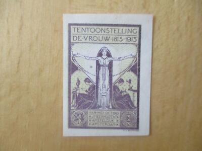 (3607) Reklamemarke - Tentoonstelling De Vrouw 1913