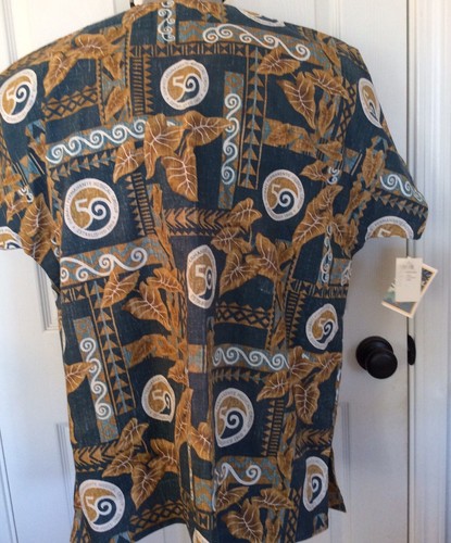 Nuevo con etiquetas Uniforme Grande LReyn Spooner Kaiser Permament Aloha Hawaiiano Smock - Imagen 5 de 9
