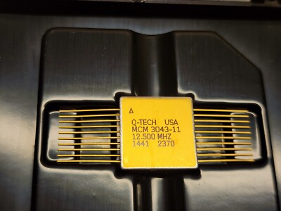 Q-Tech MCM 3043-11 12.500 MHZ VCXO Hybrid, Hermetically Sealed Microcircuit Gold