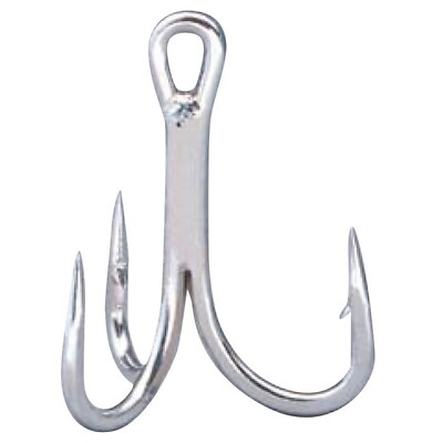 Owner Angelhaken - ST66 Drillinge silber