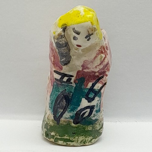 Fève Géante Saturnin – Statuette Céramique – Saturnin Le Routard – Collection