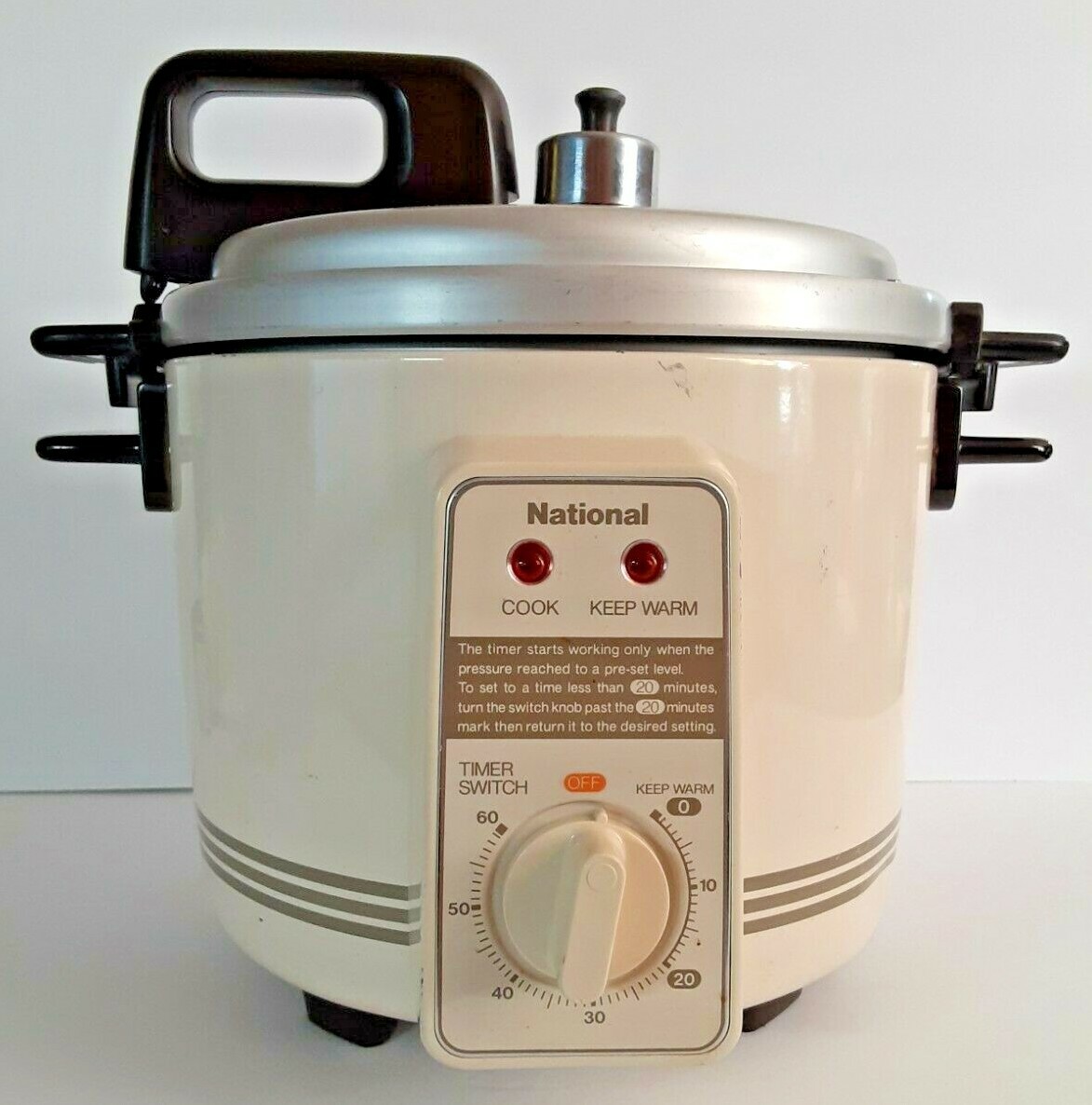 Vintage National Electric Pressure Cooker Model No SR-105P | Beige | Tested  READ | eBay