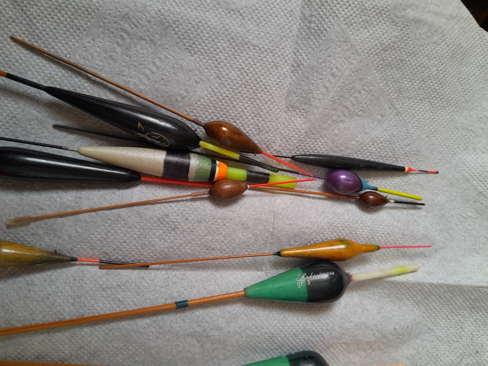 Vintage Pole Fishing Floats x 40 Used eBay