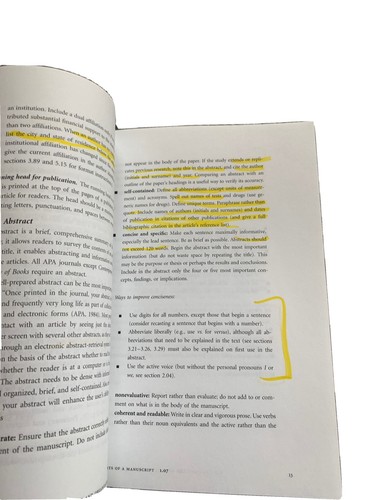 Publication Manual of the American Psychological Association (Fifth Edition) - Picture 3 of 5