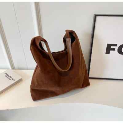 Autumn/Winter Women's Bag Suede Shoulder Bag Casual Commuter