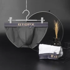 New Men's Form Fitting Cotton Briefs Panties U Convex Bag Underwear Boxer Shorts