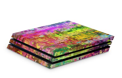 Playstation 4 Pro Skin Aufkleber PS4 Skins Sticker Vinyl Schutzfolie Abstract