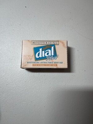 Dial Plus Moisturizing Bar Soap Normal to Dry Skin 2 Oz Sample Size Vtg Prop