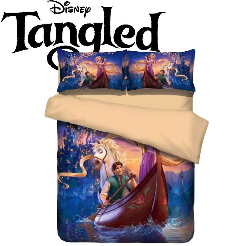 Soft 3d Bed Sheet Set High Definition Print Polyester Fiber Modern