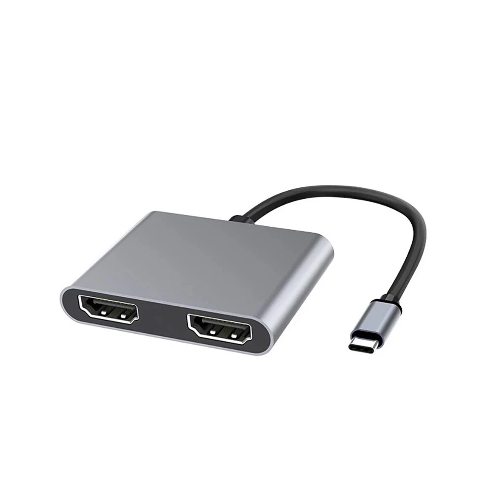 Usb Hub USB C to HDMI-compatible Splitter Type-c to Dual USB 3.0 Docking Station
