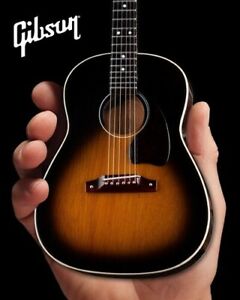 Gibson J 45 Vintage Sunburst Mini Acoustic Guitar Replica Collectible New Toy Ebay