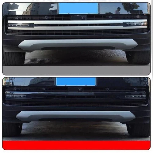 For Range Rover L460 2023-25 2PCS Black Front Bumper Strip Molding Trim Cover  - Picture 4 of 6