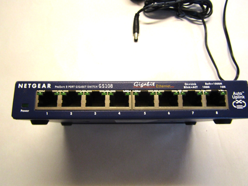 Netgear ProSafe GS108P 8-Port Gigabit Ethernet Switch - Picture 6 of 9