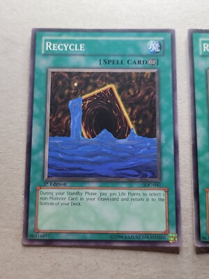 Recycle - IOC-041 - 1st Edition & Unlimited - YuGiOh-LP