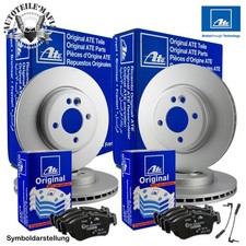 ATE Bremsscheiben + Beläge + WK MERCEDES GLK-KLASSE VORN Ø330 HINTEN Ø300