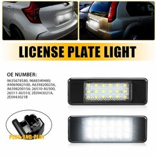 2x LED Licence Number Plate Light For Nissan Note E11 NV200 Pathfinder 3 Primera