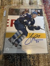 John-Michael Liles signed Auto photo 8x10 Toronto Maple Leafs Frozen Pond Holo