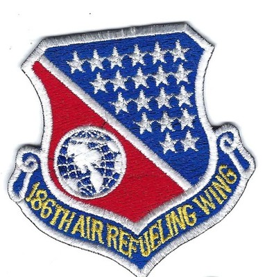 PATCH USAF 186TH AIR REFUELING WING MISSISSIPPI AIR GUARD    JT 65
