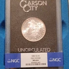 1883 CC GSA Hoard Carson City Morgan Silver Dollar 64+ CC & COA NGC TONED REVERS