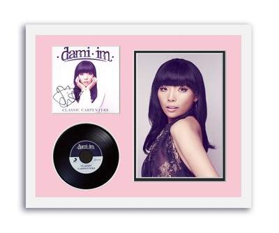 Dami Im Autographed Signed 11x14 Custom Framed CD Photo Classic Carpenters ACOA