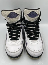 Nike Air Jordan 2 Retro Men Size 11 Concord White Purple Cement Shoes