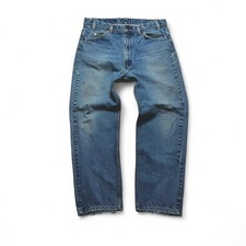 Vintage orange tab Levi s distressed jeans 36/29