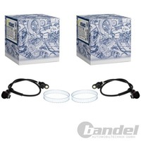 2X Vemo ABS-SENSOR Raddrehzal Vorne Passend FüR Ford Galaxy Seat Alhambra VW