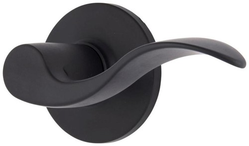 Brinks E2428 Raleigh Passage Door Lever Set - Black