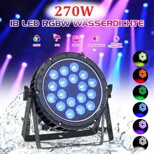Waterproof Par Light DMX 18LED RGBW Beam Strobe Stage Light Outdoor Party Lights