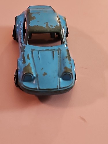 PORSCHE 911 DUCK TAIL LT NIEBIESKA TOOTSIE ZABAWKA 2 cale uszkodzenie farby - Zdjęcie 1 z 11