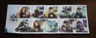 GB 2018 Harry Potter, Commemorative Stamps On Piece, Used ex FDC