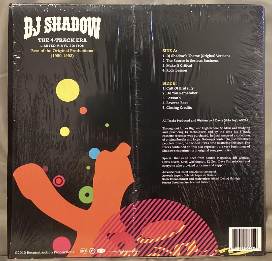 Used Dj Shadow The 4-Track Era Analog Record | eBay