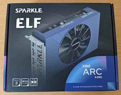 New Sparkle Intel Arc A380 ELF SA380E-6G 6GB GDDR6 Graphics Card