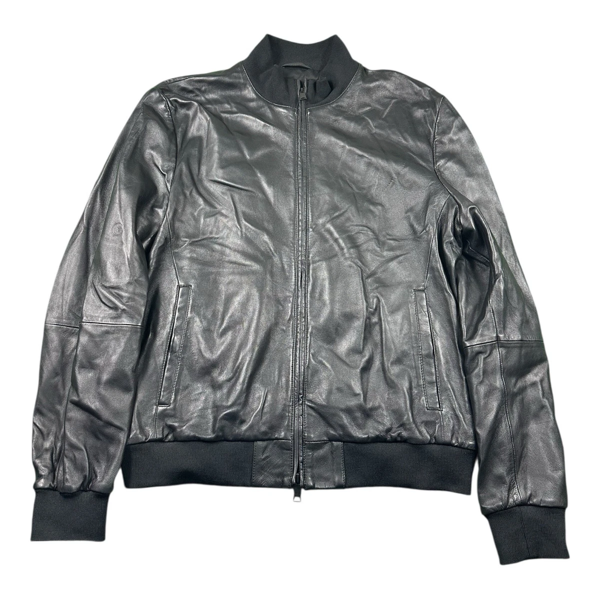 Emporio Armani Leather Outer Shell Jackets for Men for Sale | Shop