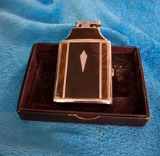 VINTAGE RONSON KING MASTERCASE ART DECO CIGARETTE LIGHTER - CASE COMBO