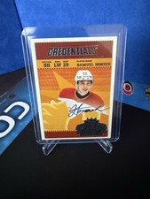 2024-25 Upper Deck Credentials Retro Ticket Access Rookies Auto Samuel Honzek