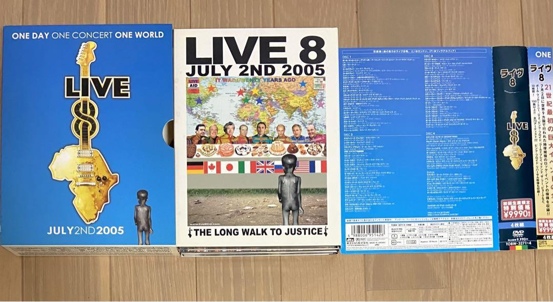 Live 8 With Obi, First Limited Edition, 4-Disc Set 5r | eBay Live 8 With Obi, First Limited Edition, 4-Disc Set 5r | eBay