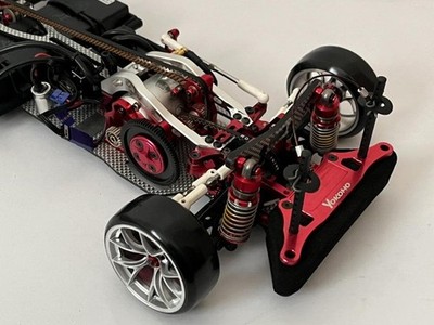 Yokomo 1/10 DRB Ver. Red Electric RC Drift Package Partly