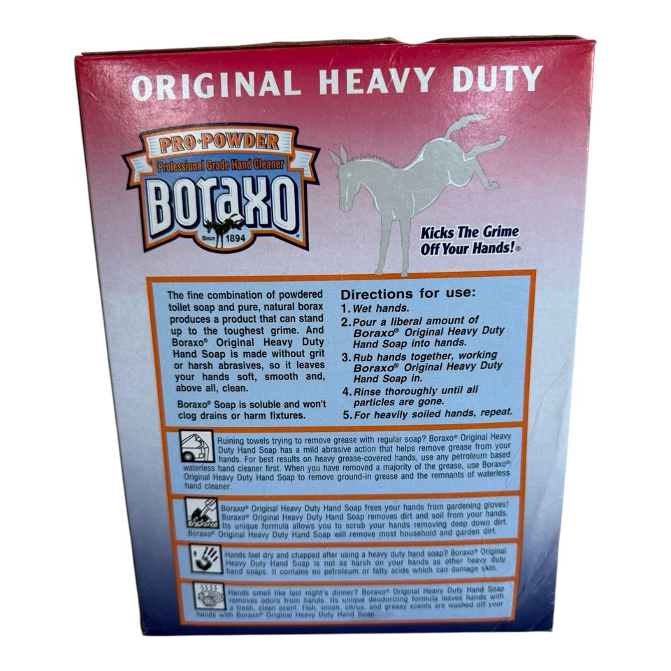 Boraxo Pro Powder Professional Grade Hand Cleaner Powdered Hand Soap 5 LBS Box - Image 2 of 4