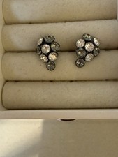 Konplott Ohrringe Ohrstecker Grau Silber Silberfarben Schmuck