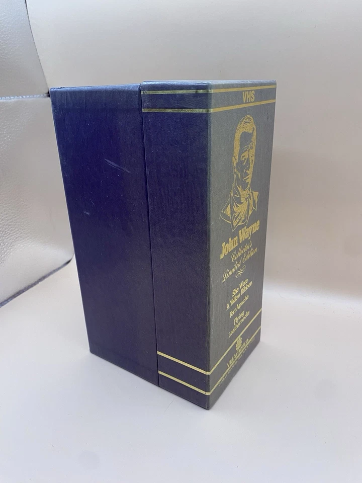 Vintage 1987 Vid America John Wayne Collector's Edition VHS 3 Movie Set - Image 2 of 4