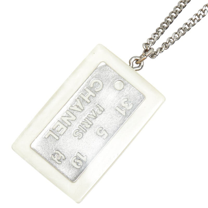 CHANEL Cambon plate necklace plastic used | eBay CHANEL Cambon plate necklace plastic used | eBay