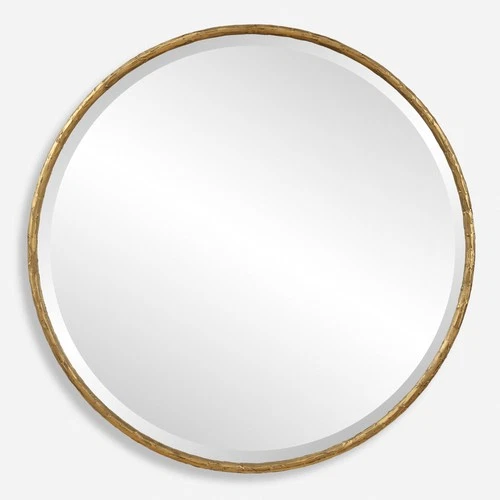 Uttermost 09989 Sutton 47-1/4" Diameter Circular Framed Bathroom - Gold - Picture 1 of 6