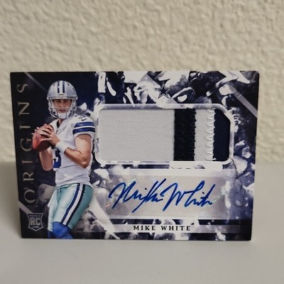 Panini 2018 Origins Mike White Dallas Cowboys Rookie Auto Memorabilia Card