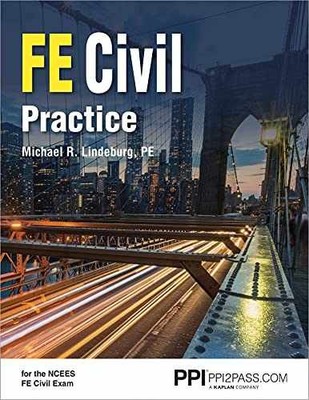 PPI FE Civil Practice   - Paperback, by Lindeburg PE Michael - Acceptable w