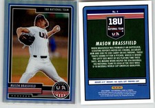 Mason Brassfield 2023 USA Baseball Stars & Stripes Silver #4 18U TCU